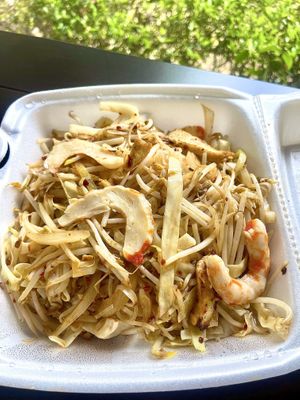 Pad Thai  at D'Vegan in Dallas