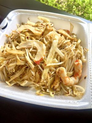 Pad Thai- love the vegan shrimp!  at D'Vegan in Dallas