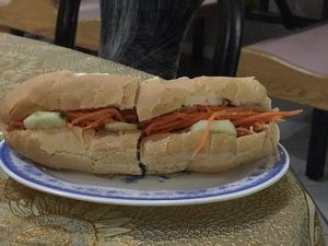 Banh Mi appetizer. Larger and certainly filling. Great flavor too! at D'Vegan in Dallas