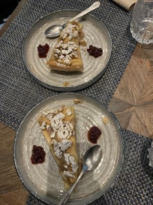 torta di mele  #Veganuary at Darsenale - Bizantina Brewpub in Ravenna