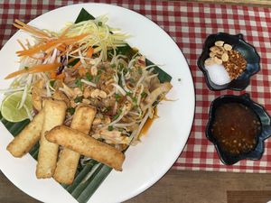 Pad Thai  at Jasmine Siam Kitchen  จัสมิน สยาม คิทเช่น in Bangkok