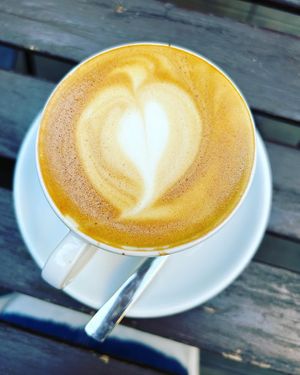 Cappuccino   at Karma Organic Coffee in Krakow