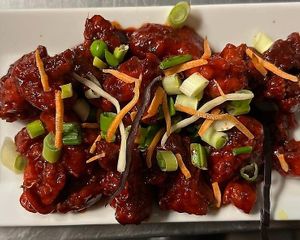 Lasuni Gobi / Chilli Garlic Cauliflower at Sillipoint Indian Cuisine - Krishna's kitchen in Bridgewater