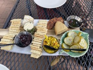 WOW, the vegan cheese, especially the “Camembert”, was amazing. And I don’t usually really gush about stuff…   at Botanical Plant-Based Fare in Charlottesville