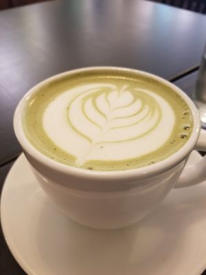 Matcha latte, large at Botanical Plant-Based Fare in Charlottesville