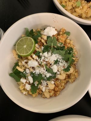 Street corn with feta   at Botanical Plant-Based Fare in Charlottesville