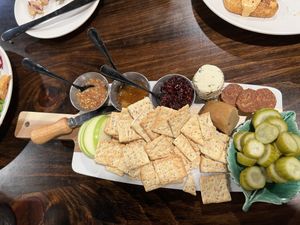 Charcuterie board  at Botanical Plant-Based Fare in Charlottesville