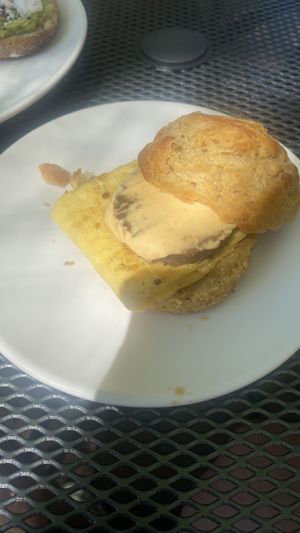 Breakfast sandwich   at Botanical Plant-Based Fare in Charlottesville