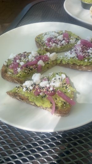 Avocado toast   at Botanical Plant-Based Fare in Charlottesville