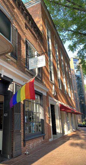 Welcoming exterior   at Botanical Plant-Based Fare in Charlottesville