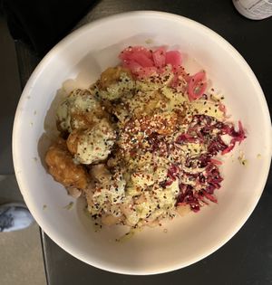 Crunchy cauliflower bowl  at Botanical Plant-Based Fare in Charlottesville