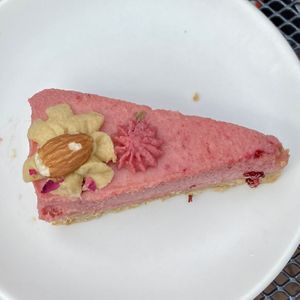 Cheesecake (lemon lavender I think)   at Botanical Plant-Based Fare in Charlottesville