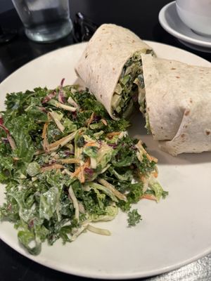 Chicken Caesar wrap   at Botanical Plant-Based Fare in Charlottesville