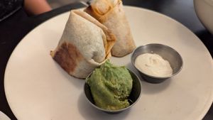 Breakfast burrito at Botanical Plant-Based Fare in Charlottesville