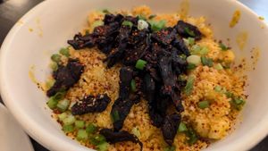 Mac and cheese at Botanical Plant-Based Fare in Charlottesville