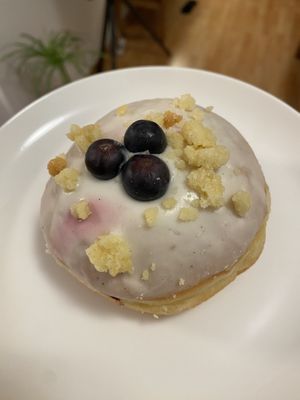 Blueberry Cheesecake doughnut  at Sammys Berliner Donuts in Berlin
