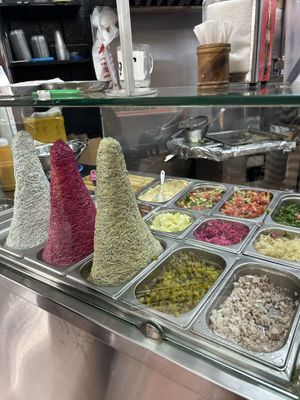   at Super Falafel  in Tel Aviv