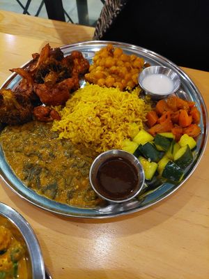 Pakora plate at The Sudra in Portland