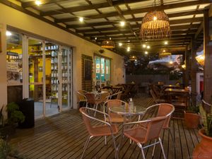 A varanda. at Lamiró - Empório Natural in Florianopolis