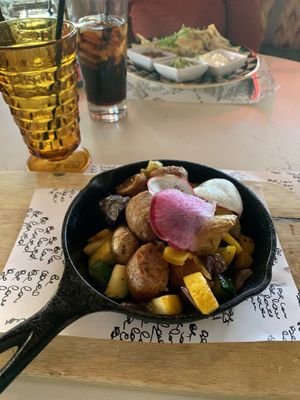 Vegan skillet.  at Mamacitas in El Paso