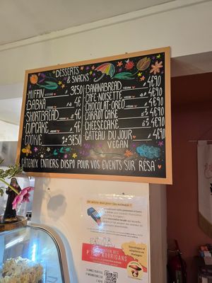 Pastries at Enfants Terribles Café in Rennes