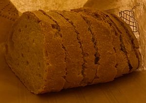 Homemade bread   at Fermenteria in Bassano Del Grappa