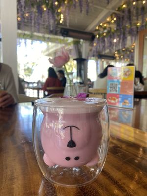 Latte with soy   at Son and Garden in Menlo Park