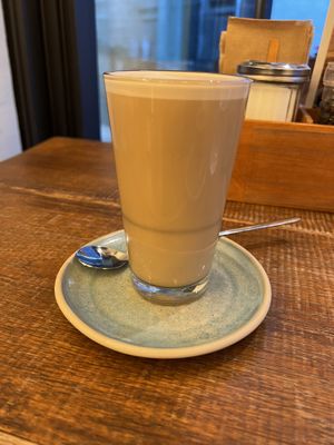 Oat Latte Macchiato  at Lighthouse Café in Bonn