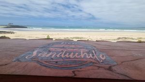 Beach View at Don Sanduchito in Puerto Villamil