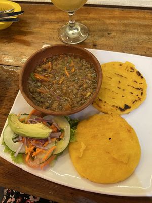 Tortilla de Maiz   at Don Sanduchito in Puerto Villamil