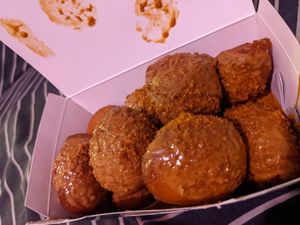 Biscoff doughnuts at Lukumades in Carlton