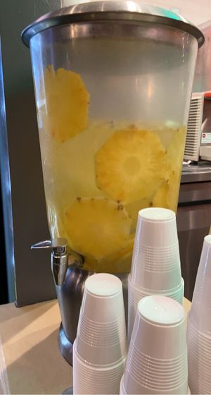 Pineapple Water  at El Halal Amigos in San Jose