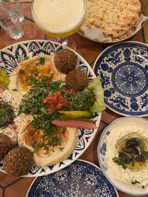 Sharing plate  at Comptoir Libanais - South Kensington in South West London