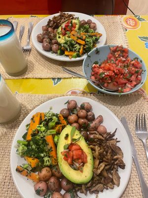 Dinner from a client’s meal plan ✨🌱 at Green Hearts - Maybe closed in Coco