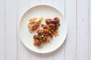 Mushroom Vepudu at Svah Express in Chennai