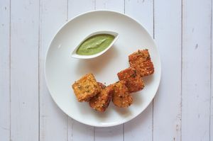 Kothimbir vada at Svah Express in Chennai