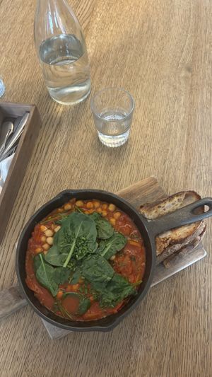 Vegan shakshuka  at SANDHOLT in Reykjavik