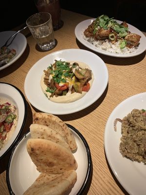 A delicious spread   at NENI in Amsterdam