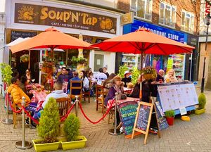  at Soup N Tap in Eastbourne