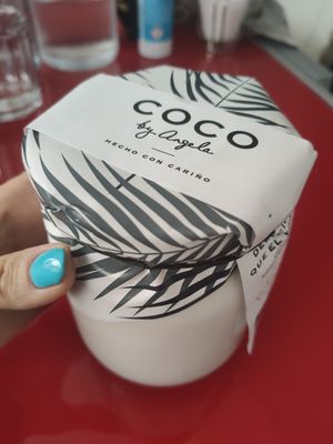 Yogur de coco orgánico. Buenísimo!! at Terra Granel in Javea