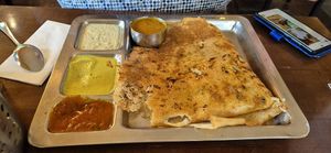 Dosa with filling at Saravanaa Bhavan in Munich