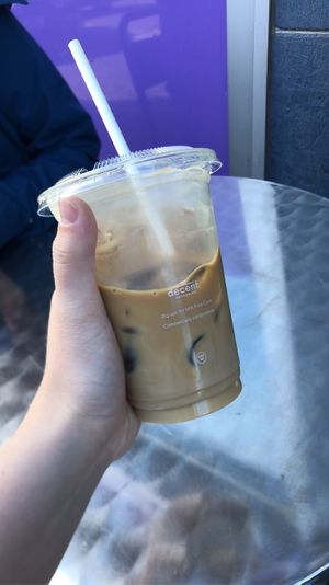 iced latte with oat milk  at Cafe Sixtyfour in Stirling