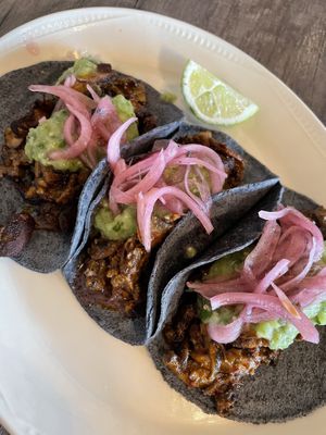Vegan mushroom taco  at Pepe & Lela's Eatery in Burlington