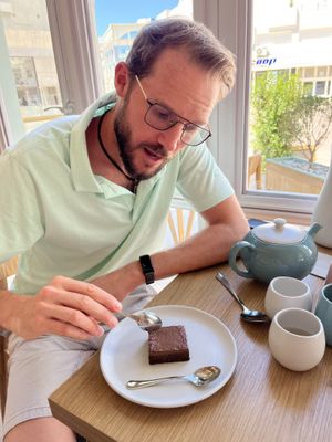 Cacao brownie  at Inward in Tunis