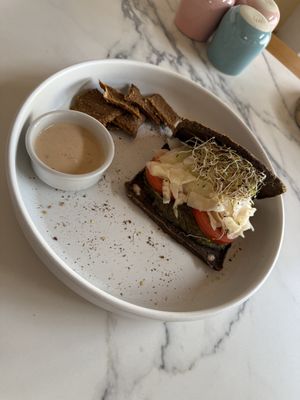 Raw Reuben Probiotic Sandwich   at Inward in Tunis