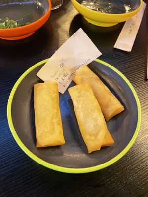  Vegan spring roll at HIRO in Vienna