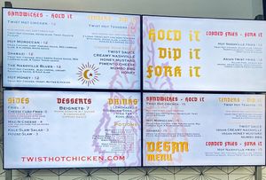 Menu   at Twist Hot Chicken in Peoria