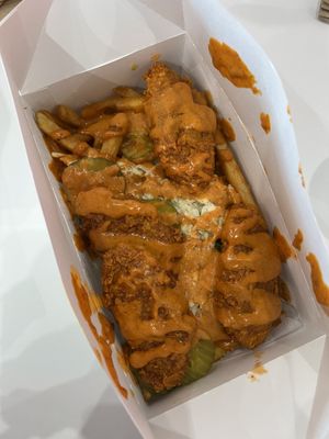 Loaded vegan fries  at Twist Hot Chicken in Peoria