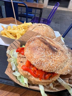 Veganita Burger  at Bendita Trumfa in Badalona