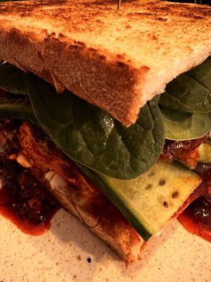 Meet Sandwich - Spicy goodness  at Meet Vegano in Malaga